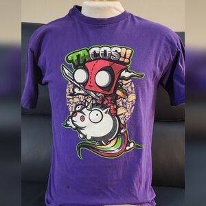 Cute deadpool tacos unicorn tshirt